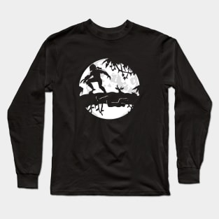 Moonlit Jungle Hunter Long Sleeve T-Shirt